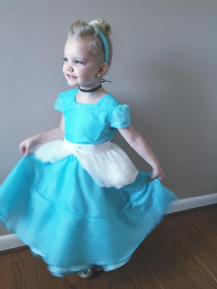 princess penelope dancing in her dress