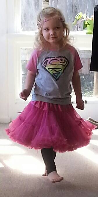super princess penelope in her pink tutu